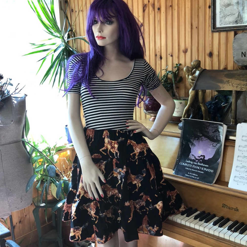 Vintage cowboy skirt